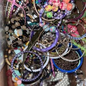 4+ POUNDS Of Bangles And Bracelets All wearable. Vintage to mod.